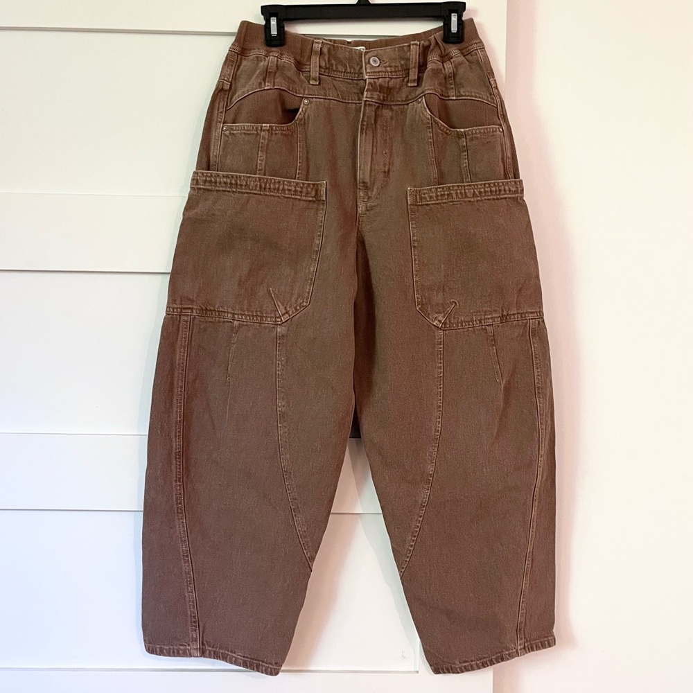 Free People We the Free “new school” relaxed baggy jeans - Picture 5 of 10
